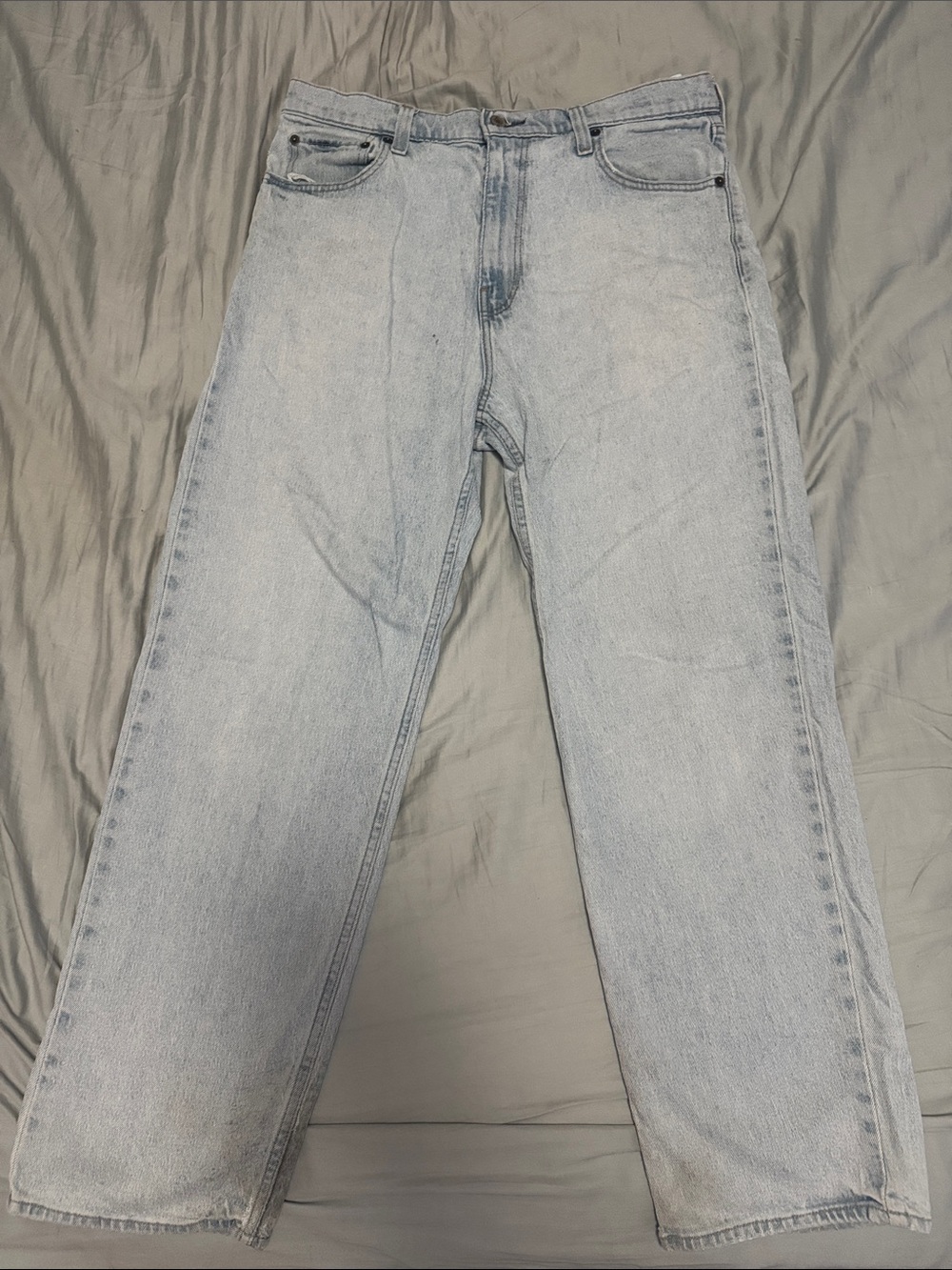 Hollister Light Blue Straight-Leg Jeans